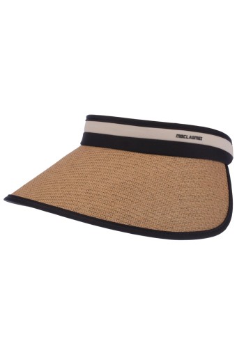 Suyutti - Suyutti Kadın Plaj Şapkası Hasır Vizör 57-58 Cm (1)