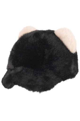 Suyutti - Suyutti Kadın Şapka Kürklü Siperli