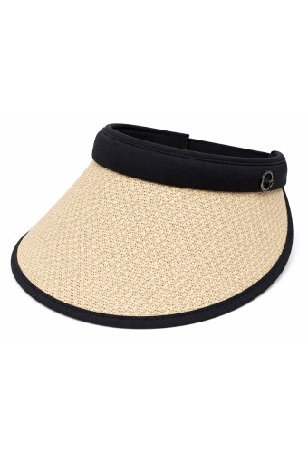 Suyutti - Suyutti Kadın Vizör Hasır Şapka