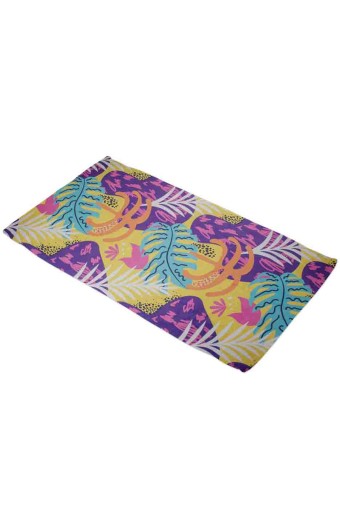 Suyutti - Suyutti Plaj Havlusu Yaprak Desenli 70x140 Cm