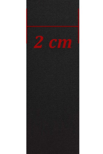 TEKİŞ - Tekiş Lastik Paça Lastiği 2 Cm 10 Mt - Siyah - STD (1)