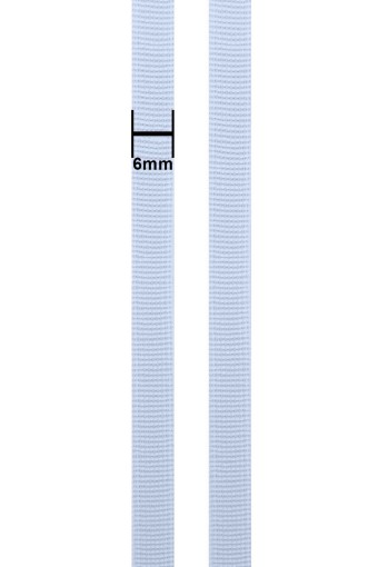 TEKİŞ - Tekiş Lastik Paça Lastiği 6 mm 10 Mt Süper Yassı - Beyaz - STD (1)