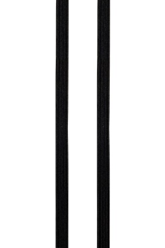 TEKİŞ - Tekiş Yassı Lastik Bobin 8 mm 50 Mt - Siyah - STD (1)