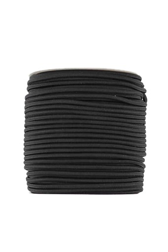 TEKİŞ - Tekiş Yuvarlak Lastik Bobin 50 Mt. - Siyah - STD