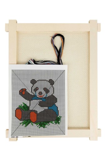 PINAR-TUHAFİYE HIRDAVAT - Tuğba Etamin Seti Ahşap Panolu