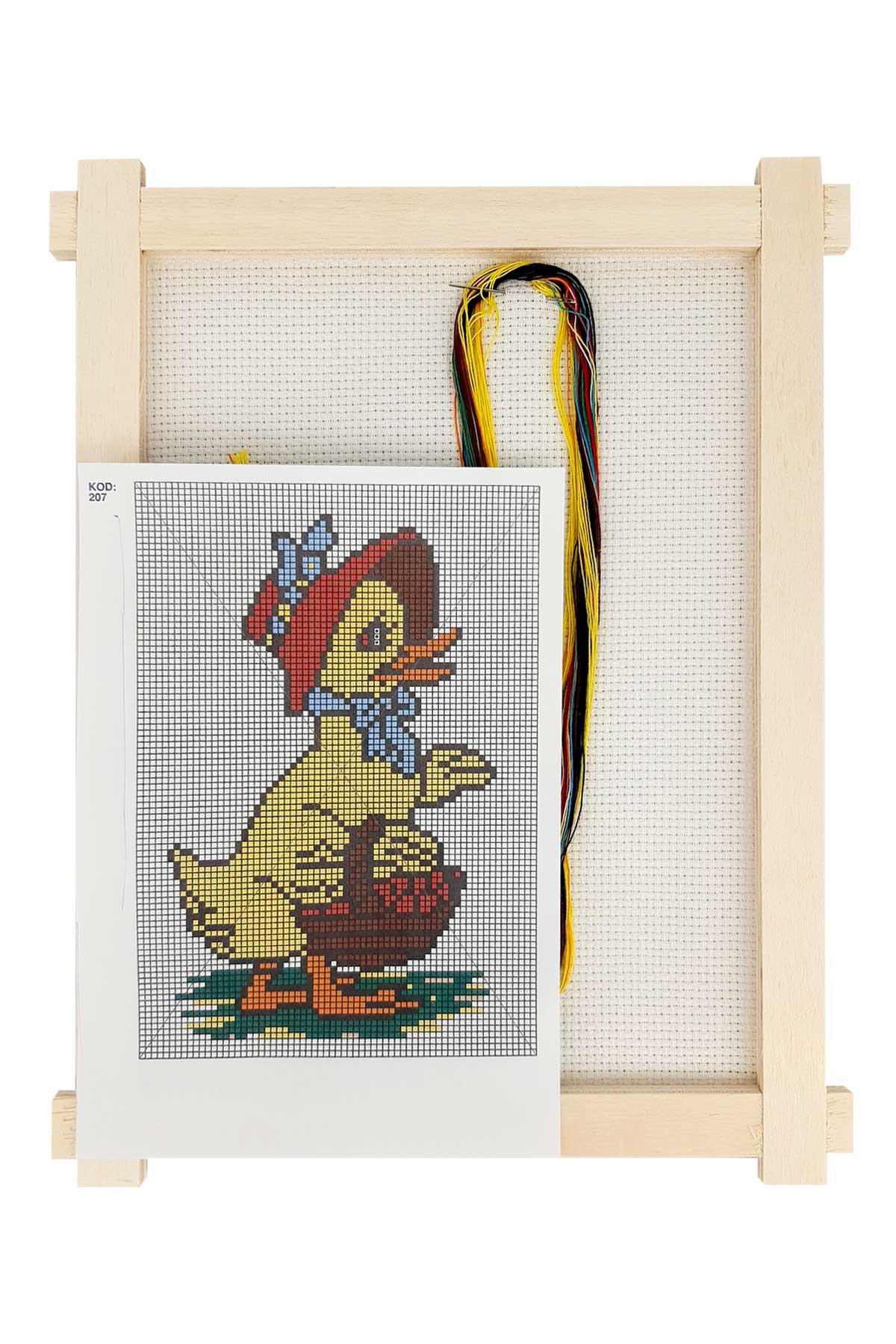 Tuğba Etamin Seti Ahşap Panolu - Thumbnail