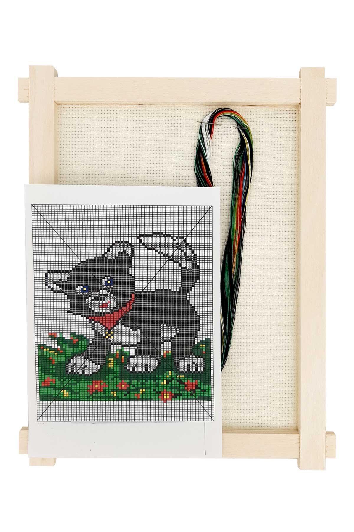 Tuğba Etamin Seti Ahşap Panolu - Thumbnail