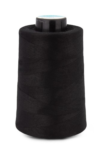 TUNA - Tuna No:120 Polyester Dikiş İpliği 5000 Mt - Siyah - STD