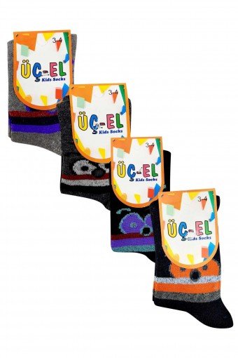 ÜÇEL - Üçel Kız Çocuk Soket Çorap Likralı