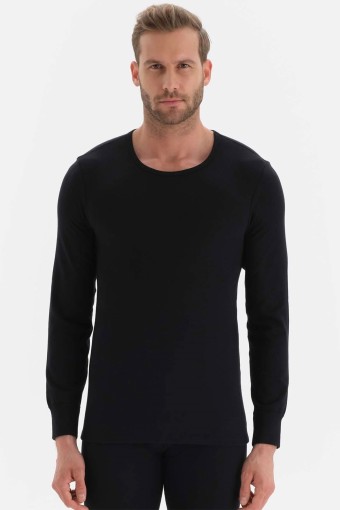 KOTA TERMAL - Ulus-Kota Erkek Uzun Kollu Atlet Termal - Siyah - LXL