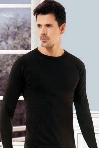 KOTA TERMAL - Ulus-Kota Erkek Uzun Kollu Atlet Termal - Siyah - LXL (1)