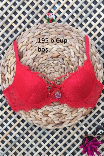 UMT - Umt Kadın Balenli Dantelli Desteksiz Sütyen - Mürdüm