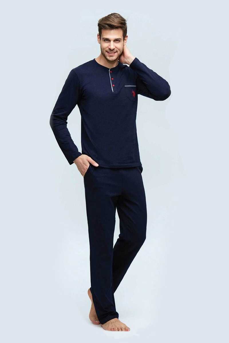 U.S. Polo Erkek Pijama Takımı Süprem Kumaş - Thumbnail