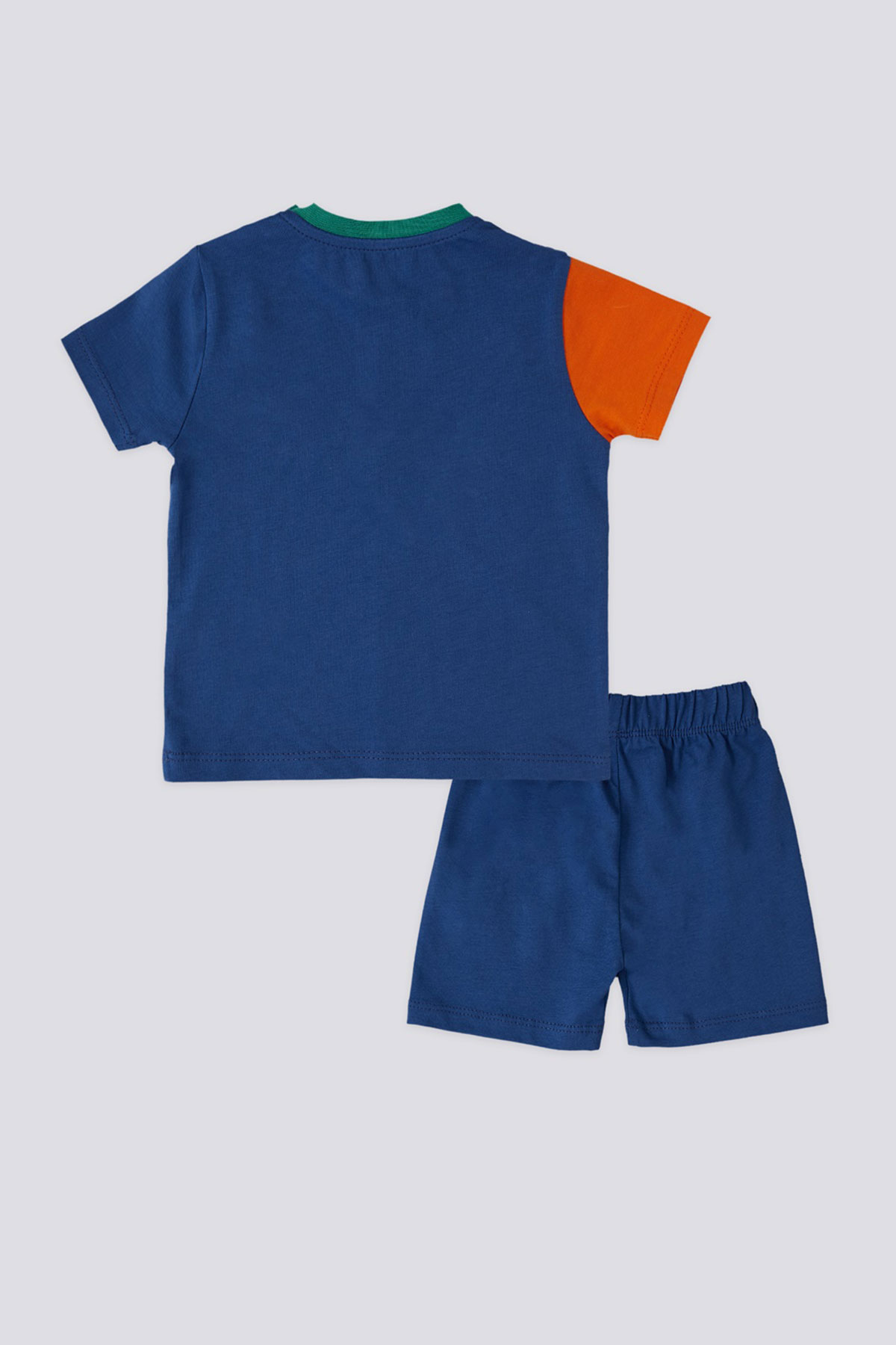 U.S. Polo Erkek Bebek 2'li Takım Kısa Kol Süprem Golf - Kobalt - Thumbnail