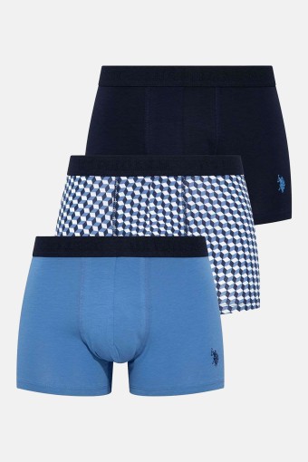 U.S POLO-İBERYA - U.S. Polo Erkek Boxer 3'lü (1)