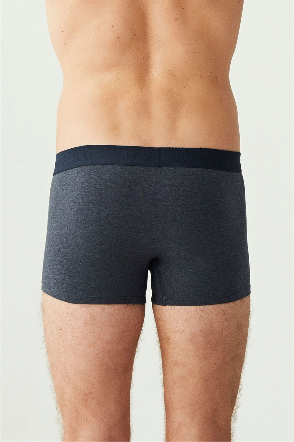 U.S. Polo Erkek Pamuklu Boxer 3'lü - Thumbnail