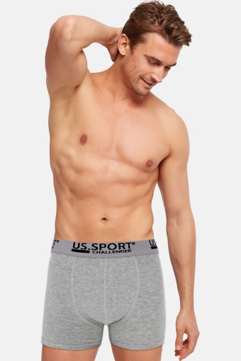 US.SPORT - US.Sport Erkek Penye Boxer Şort