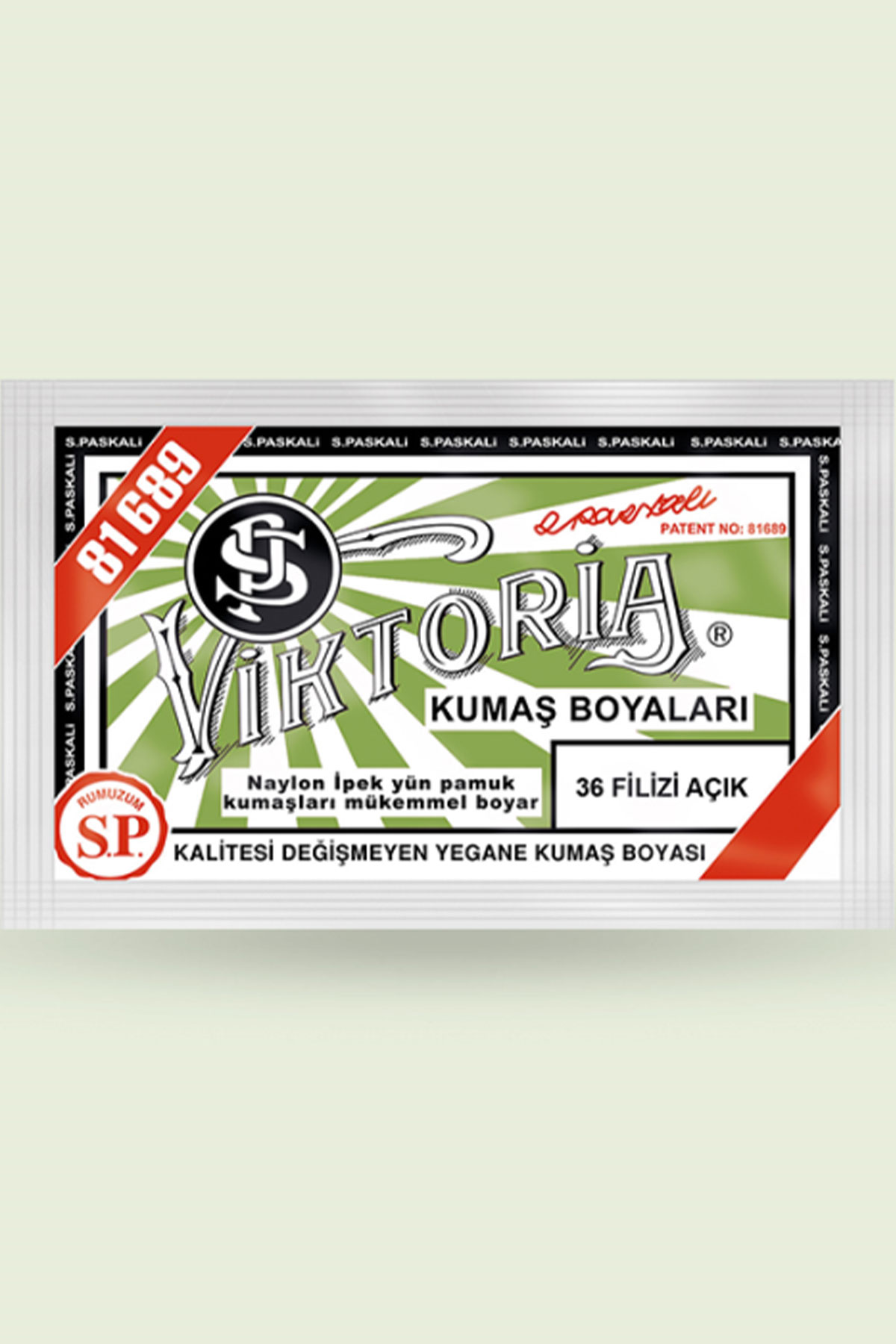 Viktoria Toz Kumaş Boyası 10 Gram - Thumbnail