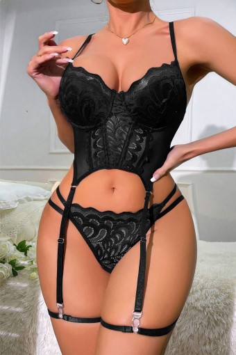 PASSİONE - Visatin Kadın Fantezi Jartiyer Takım (1)