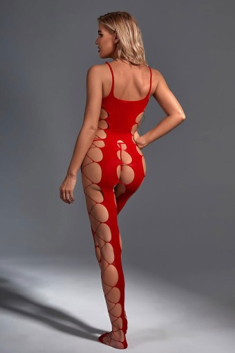 VİVALDY - Vivaldy Kadın Vücut Çorabı İp Askılı Fileli (1)