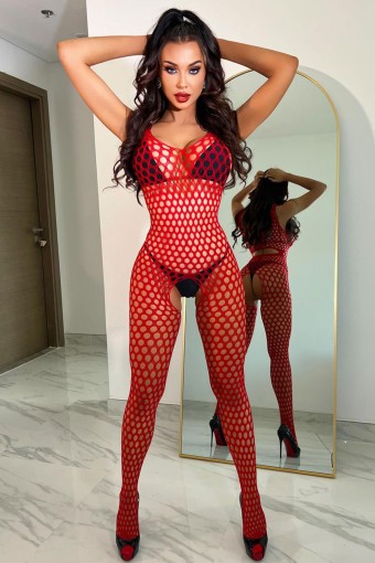 VİVALDY - Vivaldy Kadın Vücut Çorabı Özel Bölgesi Ve Arka Kısmı Açık Fileli (1)