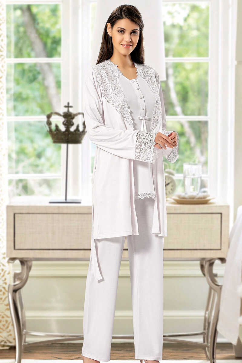 X-Ses Kadın Fantezi 3'lü Pijama Takımı - Thumbnail