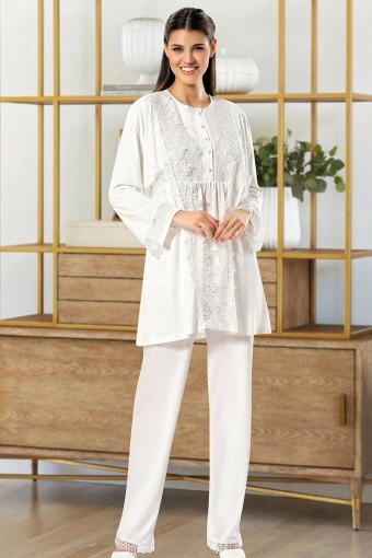 SESKON - X-Ses Kadın Fantezi 3'lü Pijama Takımı