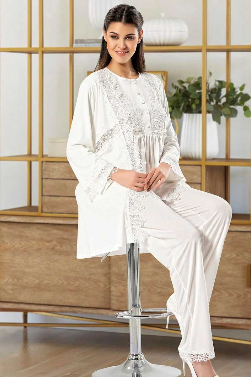 X-Ses Kadın Fantezi 3'lü Pijama Takımı - Thumbnail