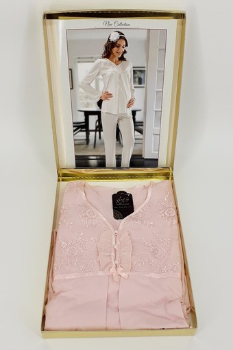 SESKON - X-Ses Kadın Lohusa 2'li Pijama Takımı (1)