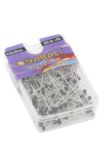 YABALI-TÖZENLER - Yabalı Cam Başlı Toplu İğne (1)