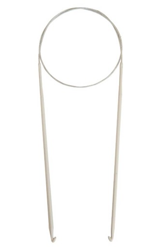 YABALI-TÖZENLER - Yabalı Çelik Misinalı Gagalı Şiş 60 Cm - Asorti - 2