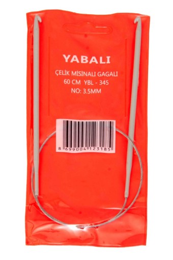 YABALI - Yabalı Çelik Misinalı Gagalı Şiş 60 Cm - Asorti - 3.5 (1)