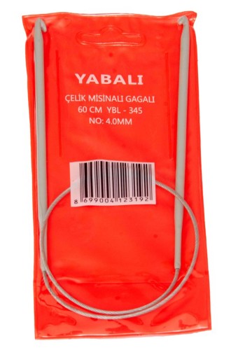 YABALI - Yabalı Çelik Misinalı Gagalı Şiş 60 Cm - Asorti - 4 (1)
