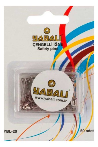YABALI-TÖZENLER - Yabalı Çengelli İğne Gümüş 50'li (1)