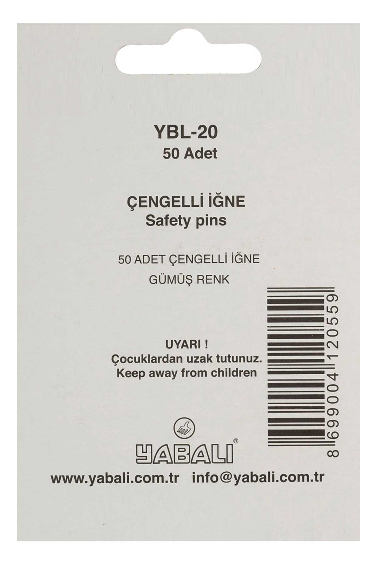 Yabalı Çengelli İğne Gümüş 50'li - Thumbnail