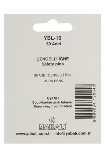 YABALI-TÖZENLER - Yabalı Çengelli İğne Sarı (1)