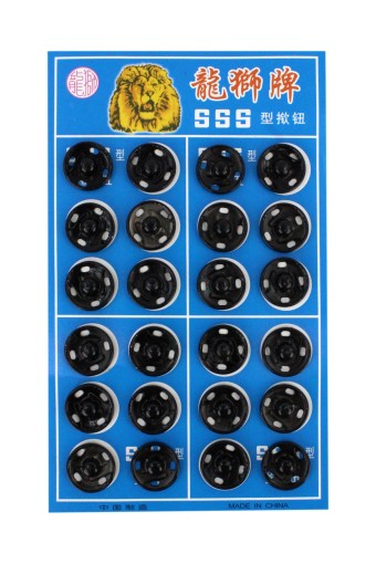 YABALI-TÖZENLER - Yabalı Çıt Çıt Metal 12 mm 24'Lü (1)