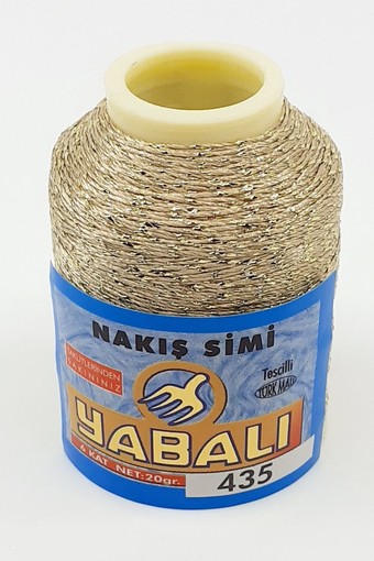 YABALI-DİKTAŞ - Yabalı Dantel İpliği Altın Simli No:50 20 Gr Polyester