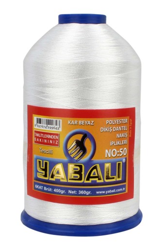 YABALI-DİKTAŞ - Yabalı Dantel İpliği No:50 400 Gr Polyester (1)
