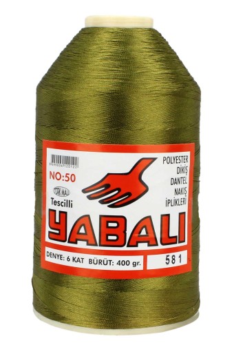 YABALI-DİKTAŞ - Yabalı Dantel İpliği No:50 400 Gr Polyester Renkli (1)