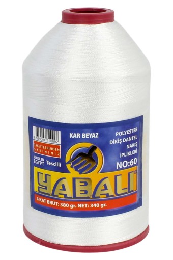 YABALI-DİKTAŞ - Yabalı Dantel İpliği No:60 400 Gr Polyester