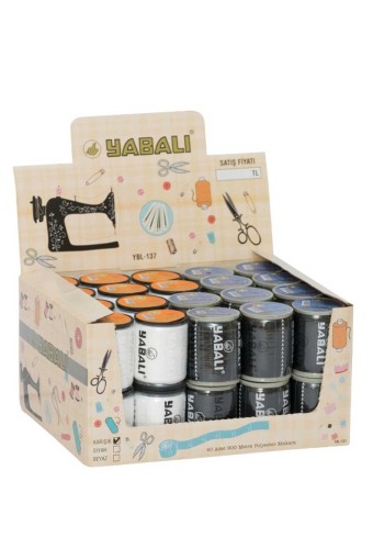 YABALI-TÖZENLER - Yabalı Dikiş İpliği 900 Mt 40'lı Ekonomik