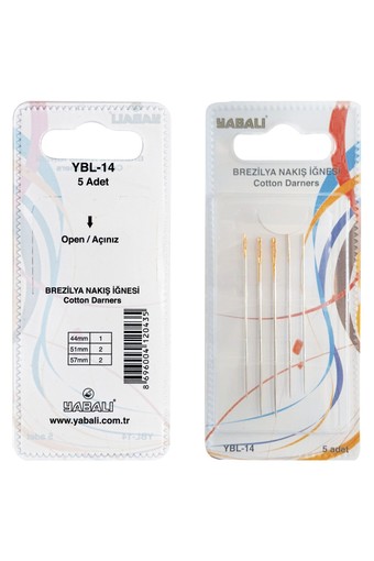 YABALI-TÖZENLER - Yabalı Dikiş Nakış Terzi İğnesi Brezilya (1)