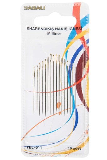YABALI-TÖZENLER - Yabalı Dikiş Nakış Terzi İğnesi Sharp