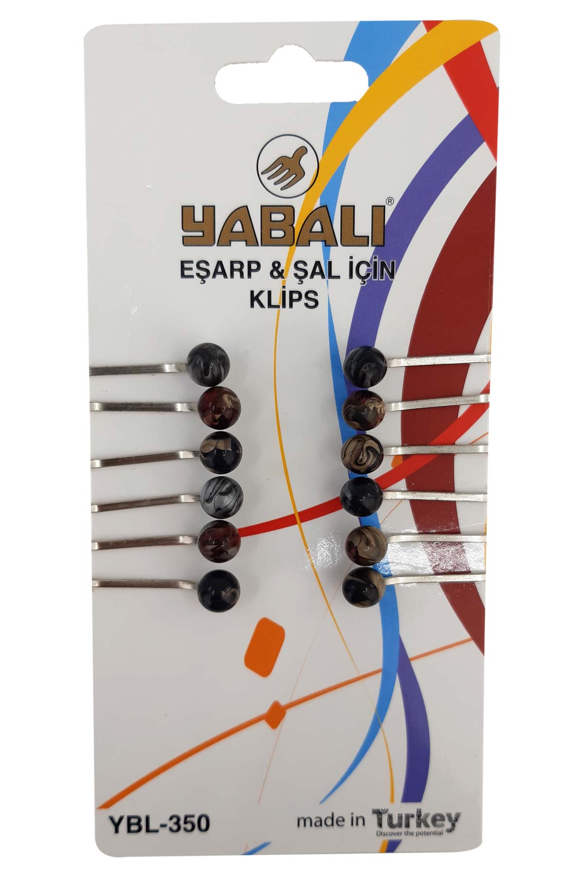 Yabalı Eşarp - Şal Klipsi - Thumbnail