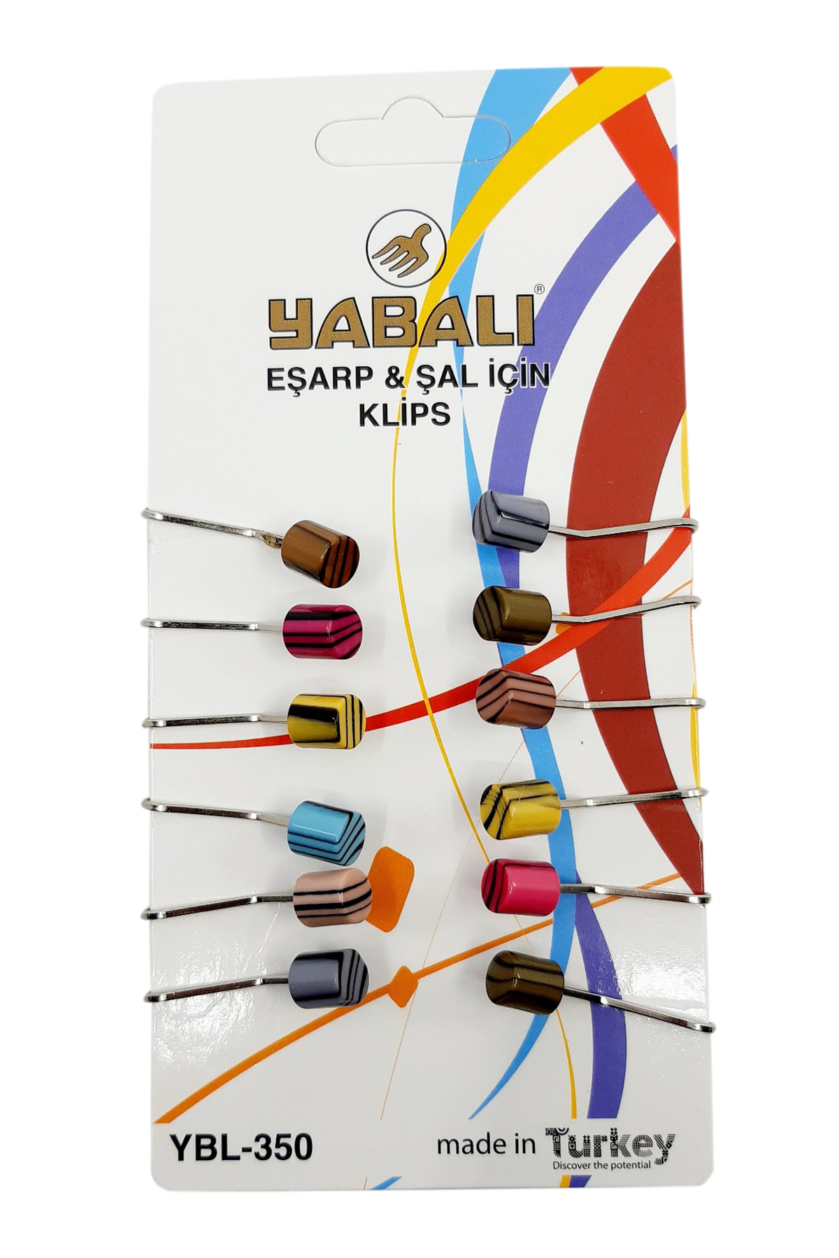 Yabalı Eşarp - Şal Klipsi - Thumbnail