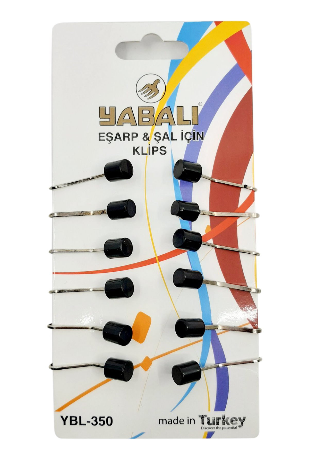 Yabalı Eşarp - Şal Klipsi - Thumbnail