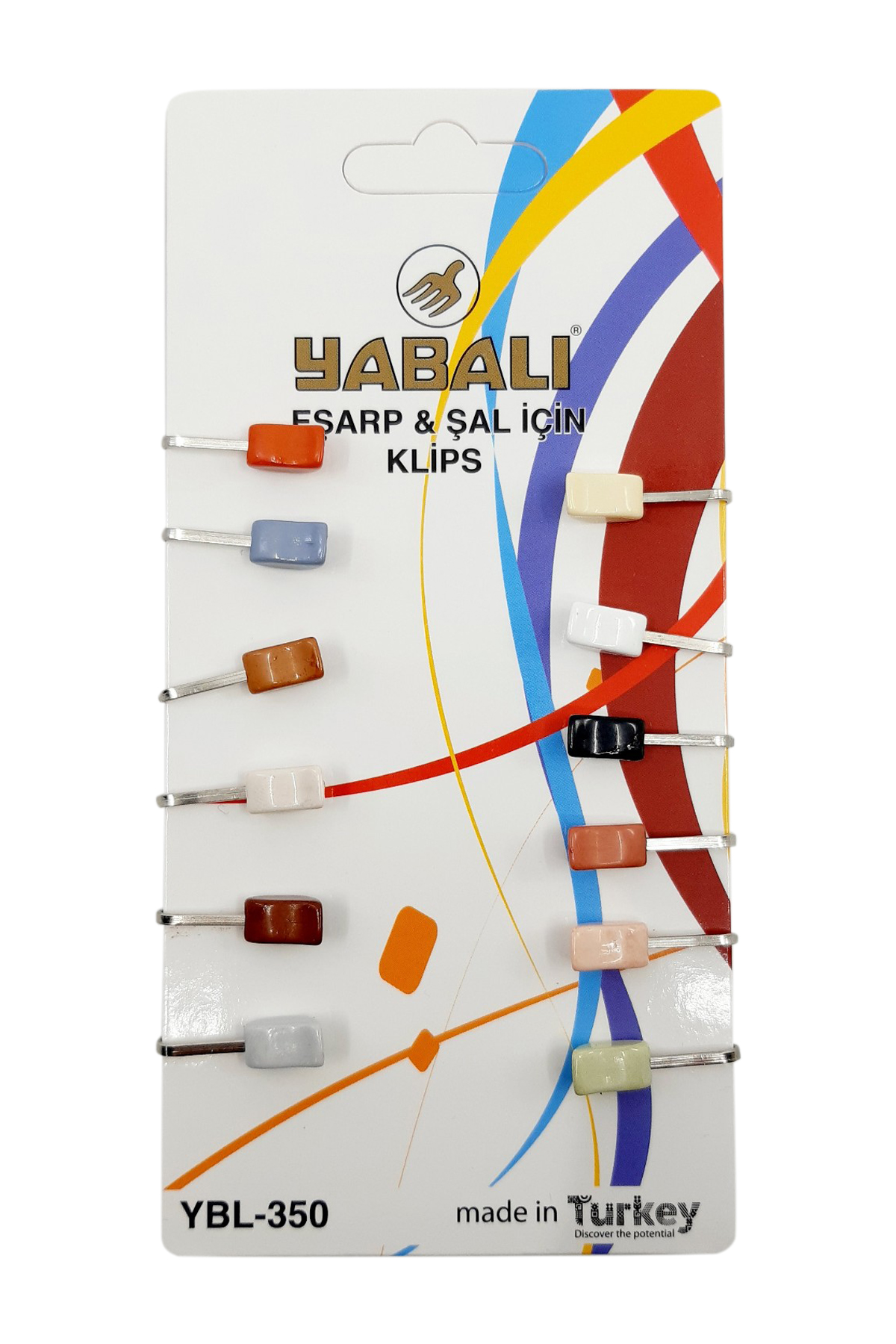 Yabalı Eşarp - Şal Klipsi - Thumbnail