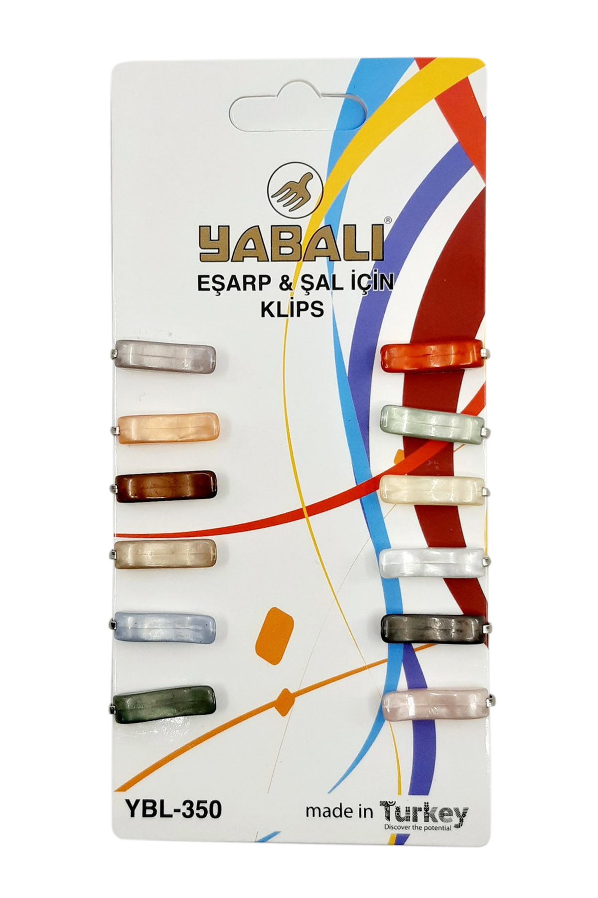 Yabalı Eşarp - Şal Klipsi - Thumbnail