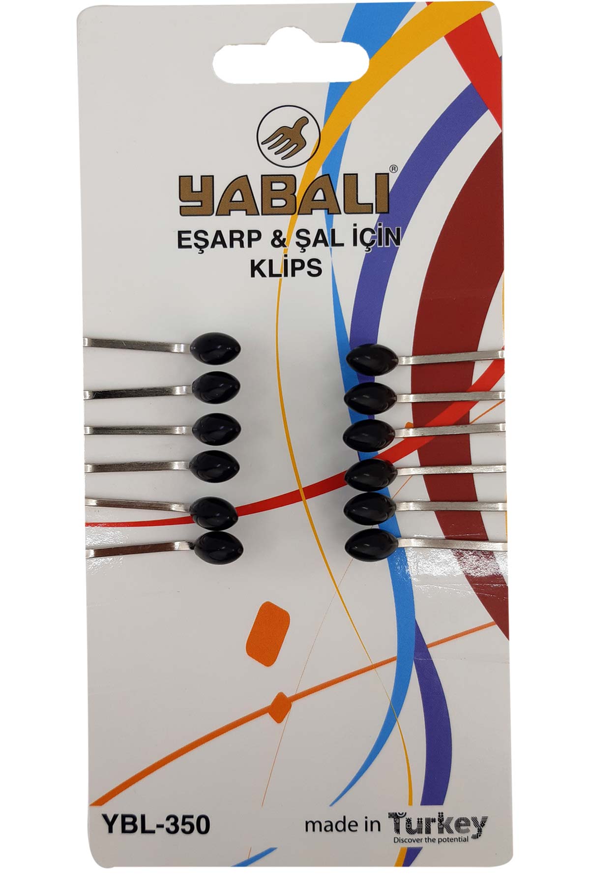 Yabalı Eşarp - Şal Klipsi - Thumbnail
